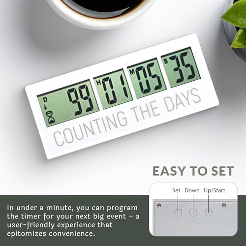 Load video: How to Program the Countables "COUNTING THE DAYS" 999 Day Countdown (size 4.4"x1.85") – step-by-step tutorial