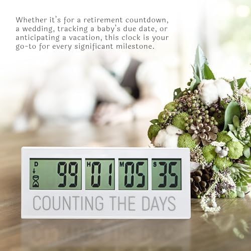 Counting the Days Countdown Clock - Up to 999 Days