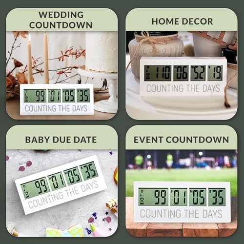 Counting the Days Countdown Clock - Up to 999 Days