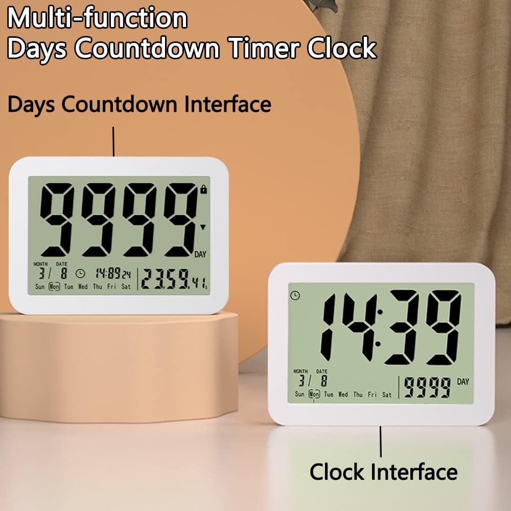 9999 Days Countdown and Count Up Timer