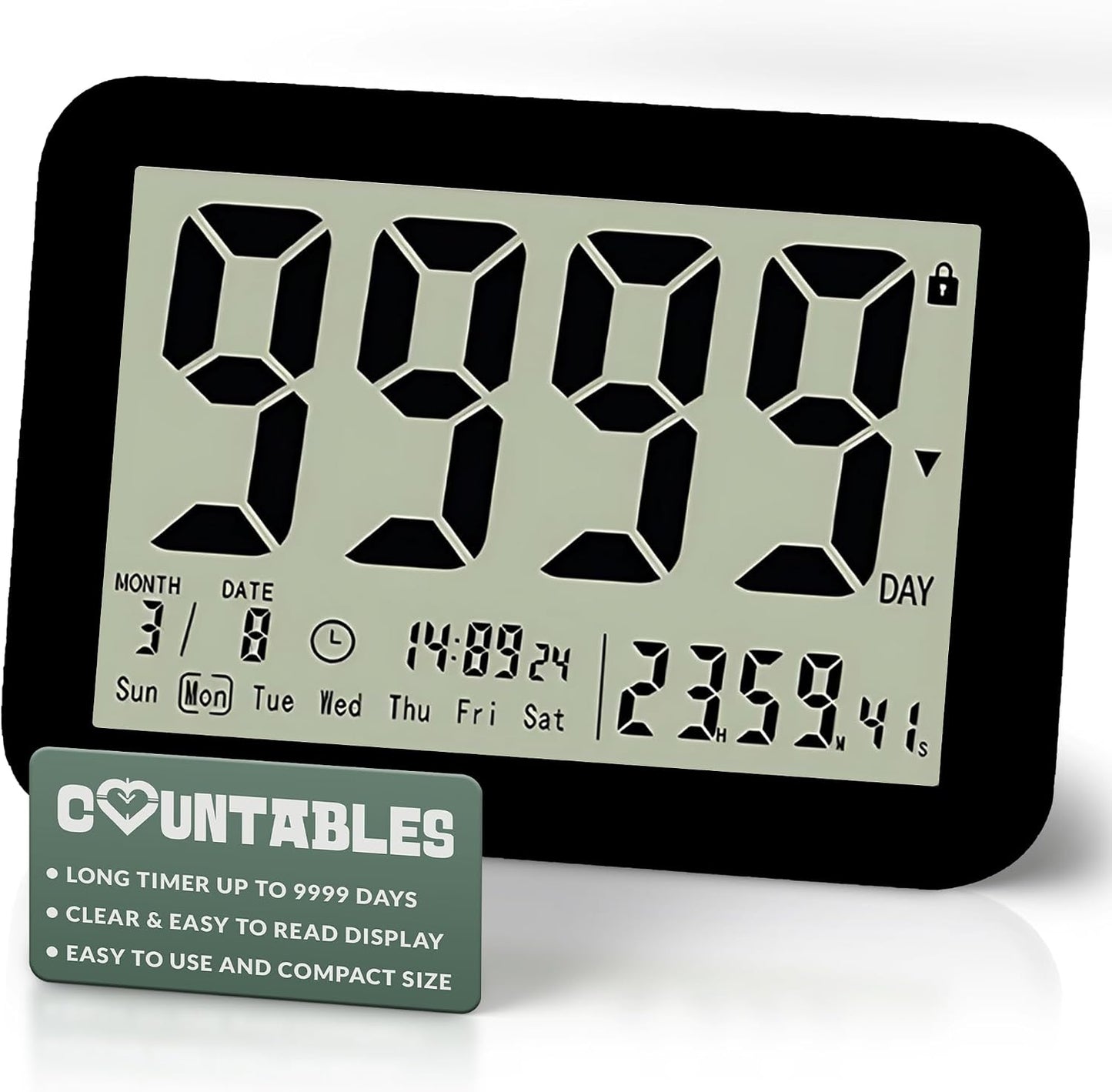 9999 Days Countdown and Count Up Timer