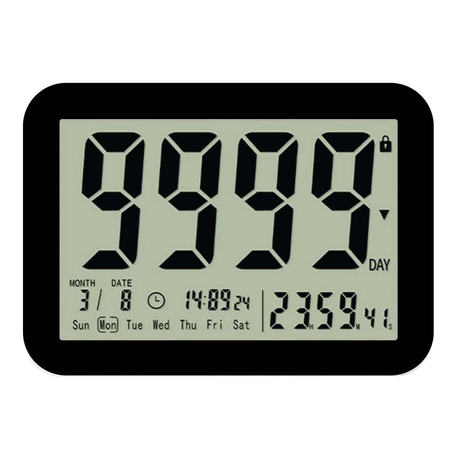 9999 Days Countdown and Count Up Timer