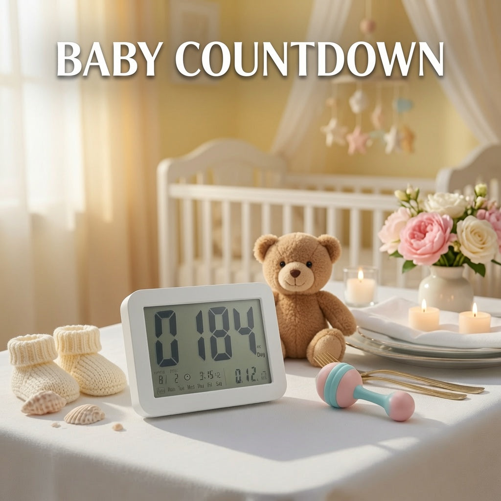 9999 Days Countdown and Count Up Timer