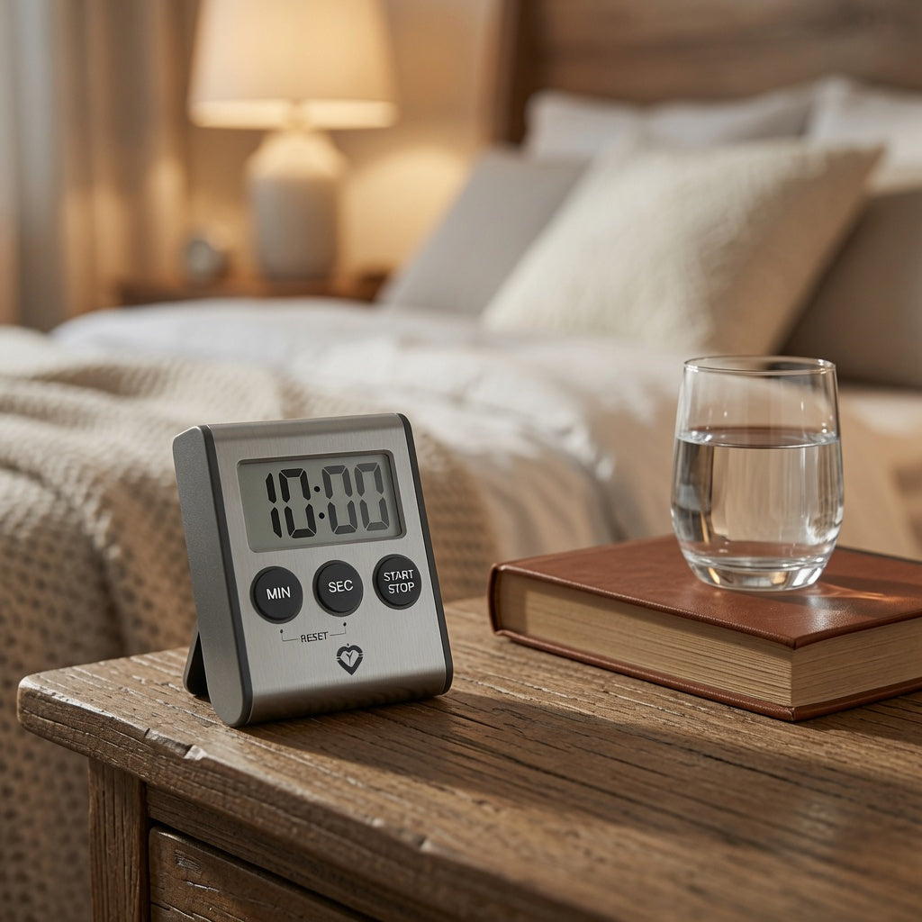 Stainless Steel Digital Kitchen Timer – Ultra-Strong Magnetic Back, Fold-Out Desk Stand, Effortless One-Touch Setup, Extra-Loud Alarm, Oversized Display, Auto Memory