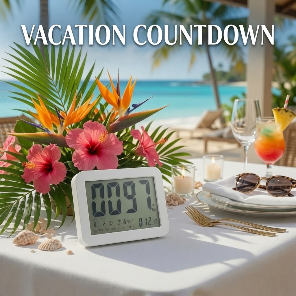 9999 Days Countdown and Count Up Timer